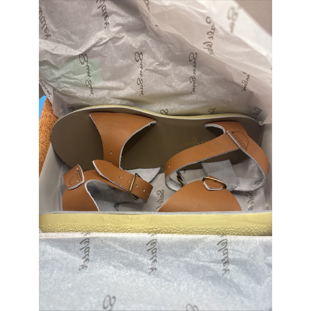 Sun-San Salt Water Big Kids Surfer Tan Sandals Youth Size 1